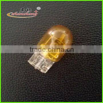 Auto miniature bulb T20 7443 w21/5w car bulb Amber Color