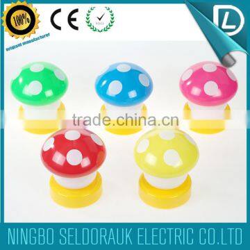 Seldorauk Own 20 Kind Items Battery Powered ABS Plastic Mini Mushroom Led Push Button Light photo-5