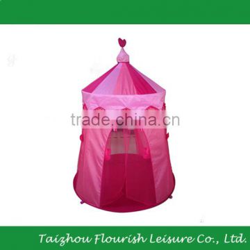 High Quality Pink Girl Play Castle Tent Kids Playhouse