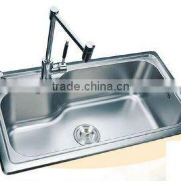 Amico Hgh Quality Single Bowl Polish Stainless Steel Kitchen Sink