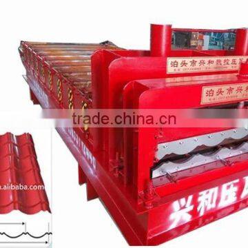 color glazed tile sheet roll forming machine /arc glazed tile cold roll machine /glazed tile roll former