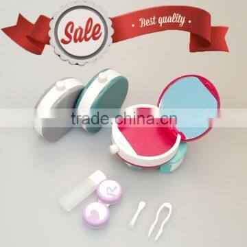 Contact Lens Case, contact lens box, hot sale contact lens case various designs, fashion glass new style contact lens case