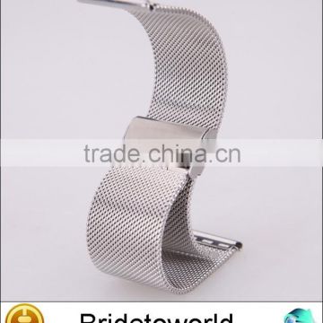 Stainless steel watch band chain for apple mesh watch band