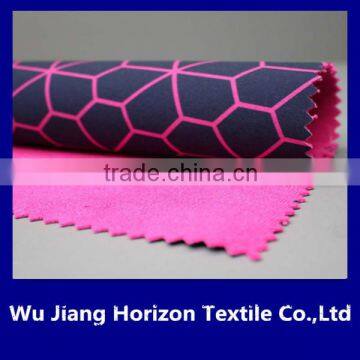 100% Polyester Spendex Fabric Bonded With Polar Fleece for Hard-shell Garmnet photo-3
