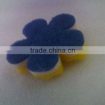 flower shaped cleaning sponge