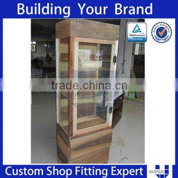 sunglasses display cabinet,free standing display cabinet,woodne showcase