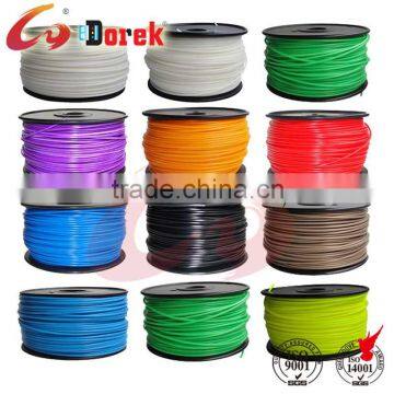 ABS 3D Filament 1.75mm, Strong and stable consumable for 3D printers