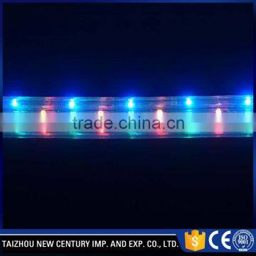 waterproof round 2 wire 13mm multicolor led rope light