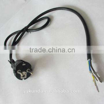 VDE Approved 3 Pin European H05VV-F ac Power Leads photo-4
