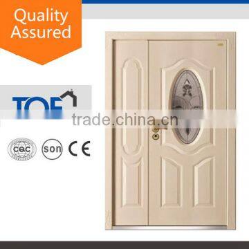 High quality 180 degree interior glass hinge swing door