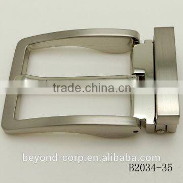 Formal Type Clip Pin Buckle Brush Nickel Plated With Zamack Casting Pin and Loop Teeth Clip Buckle photo-6