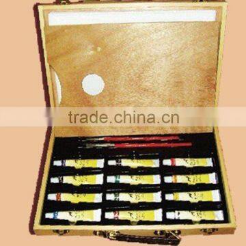 Wooden drawing box set supplier