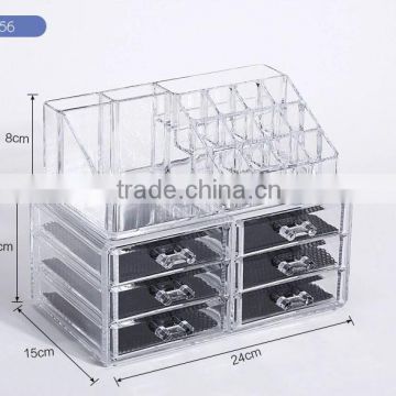 Acrylic Jewelry & Cosmetic Storage Display organizer clear jewelry organizer