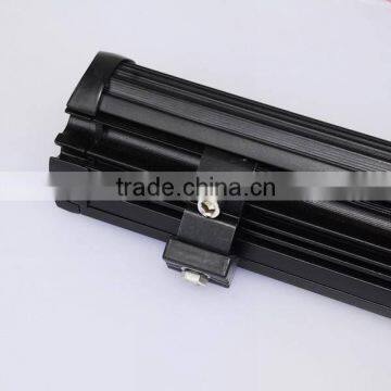 single row 120w slimline led emergency light strip bar waterproof with sliding bracket for 4x4 offroad cars