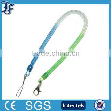 Custom Promotion soft pvc coil lanyard