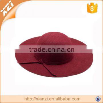 Ladies fashion hat wine floppy hat new vintage women hat