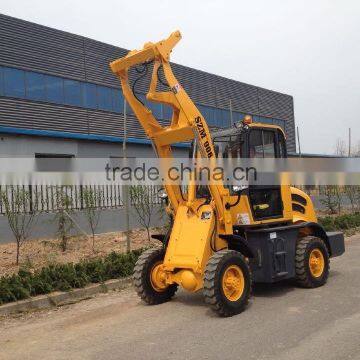 Manufactuer SZM 908 mini loader 4WD with CE mini wheel loader