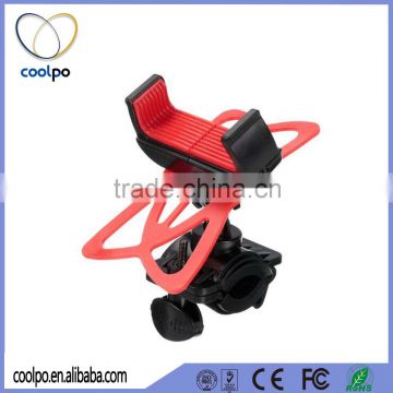 360 degree rotation bike handlebar mount bicycle phone holder with silicon band