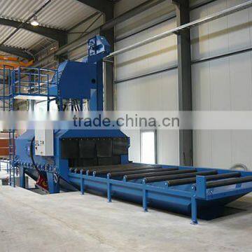 roller conveyor type shot blasting machine/h beam shot blasting machine/used shot blasting machine