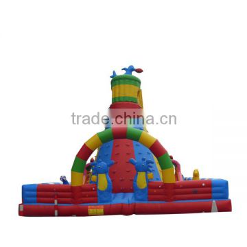 2016 hot amusement inflatable climbing