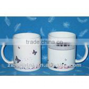 11oz White Ceramic Sublimation Coated Image Mug for Heat Transfer Printing