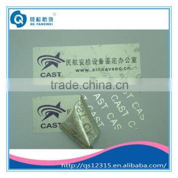 VOID pattern sticker when opened