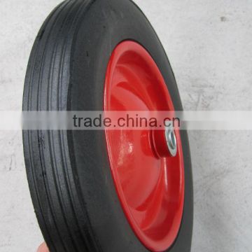 steel rim wheelbarrow solid wheel