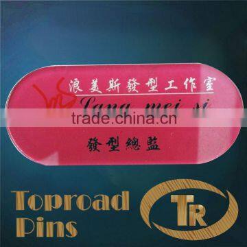 Quality manufacture hot sale metal badge with die struck