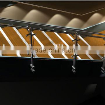 aluminum stainless steel stair handrail covers/aluminum stair handrail/wrought iron stair handrail