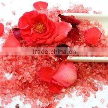 Bath salt Rose natural handamde