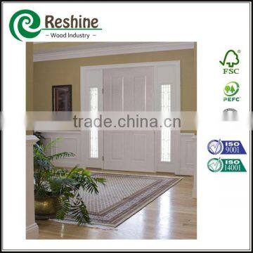 White primer hdf molded wood stylish interior doors