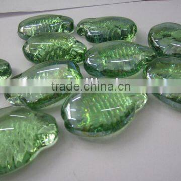 Transparent Star Leaf Glass Mosaic for Craft and Home Decoration photo-3