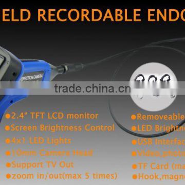 Portable Industrial Endoscope with recording 99G with 2.4 Inch TFT LCD Screen fast delievery