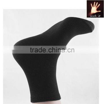 Brand new 80% Cotton Crew Men Socks Solid Black White