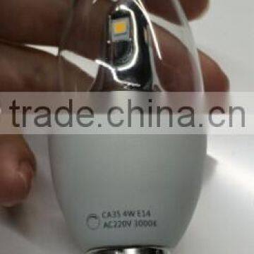 TIWIN 4W LED Candle 5700K Flame White Body With CE,RoHS&TUV Certification photo-5