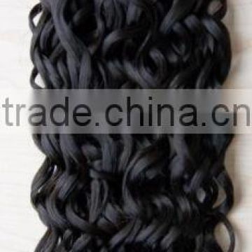 Wholesale Brazilian Bulk Hair Extensions Afro Kinky Straight Coarse Yaki Synthetic Hair For Braiding