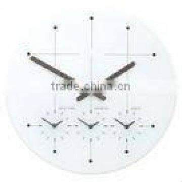 2011 Eco-friendly wall clock made by temered glass