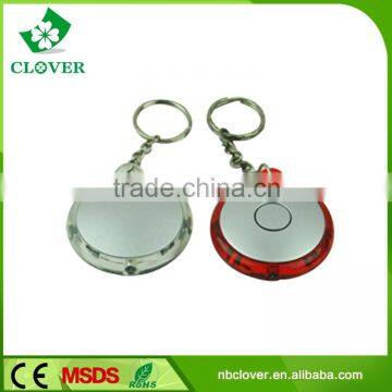 For emergency lighting 1 led plastic keychain flashlight