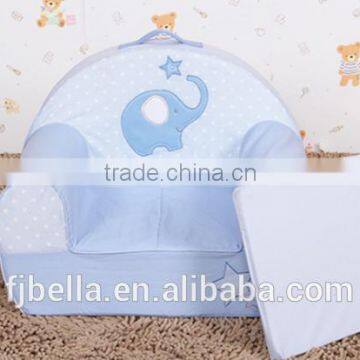 Breathable Cotton Baby Foam Sofa Seat Cushion Couch Chair Sofa with Handle