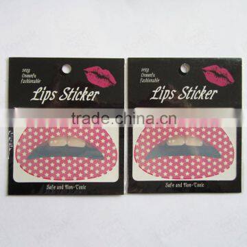 Hot Sale Zebra Temporary Lip Tattoo Sticker Non Toxic Sexy Lip Sticker for Girls Manufacturer Quality Choice photo-5