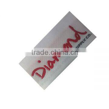 Elegent Silk woven label for evening dress