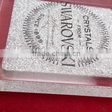 Top quality clear cube crystal cube for decoration