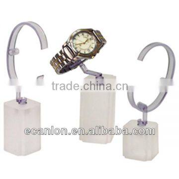 white acrylic wrist watch holder