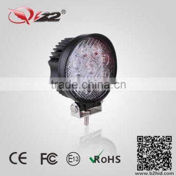 IP67 round led work light waterproof 27w off road trailer 24v led trailer lights china