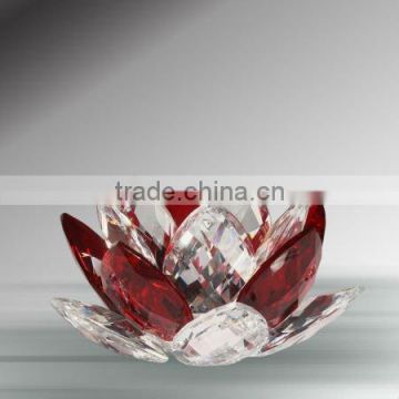 k9 crystal Lotus for home decoration, elegant crystal lotus