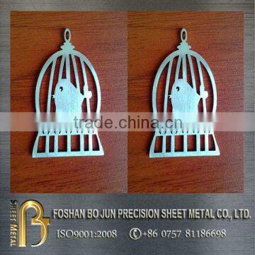 China factory custom stainless steel laser cut metal decorations