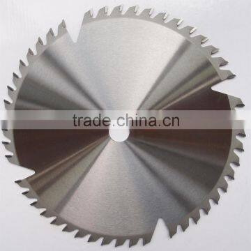 with chip releasing groove trimming saw blade