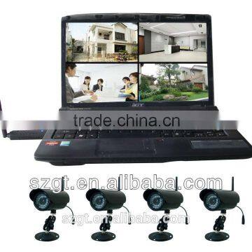 2.4ghz Mini Usb Wireless Camera With Receiver pc Usb Webcam Camera Definition 4 Channel Usb Dvr Support Win7 photo-2