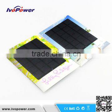 Ivopower Portable Solar panel charger Card