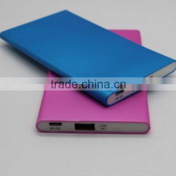 Shenzhen super slim power bank for samsung galaxy note